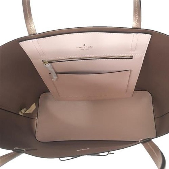 Kate Spade Pink Polka Dot Tote Bag - Picture 6 of 6